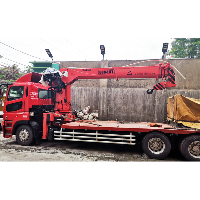 China 10 Ton Telescopic Boom Truck Mounted Crane manufacturers, 10 Ton